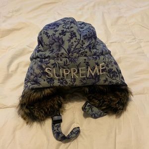 Supreme Fur Lined Bomber Hat Unisex